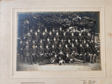 Load image into Gallery viewer, Antique Military Group Portrait Photograph – Early 20th Century Austrian Fire Brigade or Police Unit –  Mount Frame, Signed, Vintage Collectible
