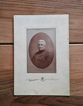 Load image into Gallery viewer, Antique 19th Century Portrait Photograph – Victorian Woman – Mounted Cabinet Card by S. Weitzmann, Vienna
