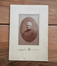 Load image into Gallery viewer, Antique 19th Century Portrait Photograph – Victorian Woman – Mounted Cabinet Card by S. Weitzmann, Vienna
