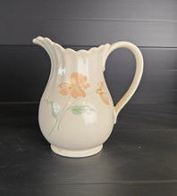 Load image into Gallery viewer, Vintage Boots Poppy Ceramic Jug  Made in England Floral Cream Pitcher
