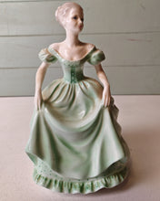 Load image into Gallery viewer, Vintage Coalport Figurine Henrietta from the Ladies of Fashion Collection Hand-Painted Bone China 20cm Tall
