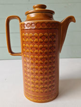 Load image into Gallery viewer, HORNSEA Pottery SAFFRON Ceramic Coffee Pot 1970s Vintage Retro

