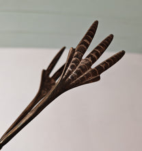 Load image into Gallery viewer, Vintage Silver Plated Bird Claw Serving Tongs – 22.5cm Long – Ornate Design
