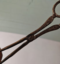 Load image into Gallery viewer, Vintage Silver Plated Bird Claw Serving Tongs – 22.5cm Long – Ornate Design
