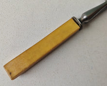 Load image into Gallery viewer, Vintage Meat Carving Fork with Cream Colour Plastic Handle – 25.5cm Long
