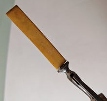 Load image into Gallery viewer, Vintage Meat Carving Fork with Cream Colour Plastic Handle – 25.5cm Long

