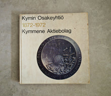 Load image into Gallery viewer, Kymin Osakeyhtiö – Kymmene Aktiebolag 1872–1972 | Vintage Finnish Industrial History Book | 1972 | Used
