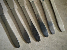 Load image into Gallery viewer, Vintage Stainless Steel Table Knives Set – Sheffield England – Emperor Stainless – Used Cutlery – 6-Piece
