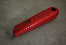 Load image into Gallery viewer, Vintage Stanley 199A Utility Knife - Made in England - Orange Metal Body - Used Condition
