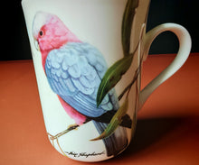 Load image into Gallery viewer, Maxwell &amp; Williams Mug – Birds of Australia by Eric Shepherd – Pink and Grey Galahs – Fine Bone China
