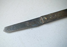 Load image into Gallery viewer, Vintage Flat Blade Utility Knife – 21.5cm Long – Wooden Handle – Old Hand Tool – Rustic Patina
