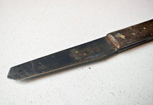 Load image into Gallery viewer, Vintage Flat Blade Utility Knife – 21.5cm Long – Wooden Handle – Old Hand Tool – Rustic Patina
