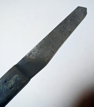 Load image into Gallery viewer, Vintage Flat Blade Utility Knife – 21.5cm Long – Wooden Handle – Old Hand Tool – Rustic Patina
