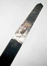 Load image into Gallery viewer, Vintage Flat Blade Utility Knife – 21.5cm Long – Wooden Handle – Old Hand Tool – Rustic Patina
