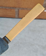 Load image into Gallery viewer, Vintage Curved Steel Blade Knife with Cream Handle – Rustic 27.5cm Utensil
