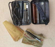 Load image into Gallery viewer, Genuine British Army Vintage SLR Rifle Cleaning Kit – 1975 Issue – Complete Set in Original Tin
