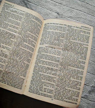 Load image into Gallery viewer, Vintage Holy Bible King James Version Cambridge Press Red Edges Pocket Bible WELL USED
