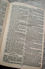 Load image into Gallery viewer, Vintage Holy Bible King James Version Cambridge Press Red Edges Pocket Bible WELL USED
