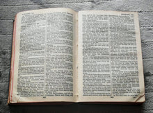 Load image into Gallery viewer, Vintage Holy Bible King James Version Cambridge Press Red Edges Pocket Bible WELL USED
