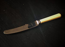 Load image into Gallery viewer, Vintage Montfort Sheffield Cutlery Set Stainless Steel Knives Forks Boxed Cream Handles
