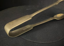 Load image into Gallery viewer, Antique Sterling Silver Sugar Tongs &amp; Spoon Set Hallmarked 13cm Vintage Tableware
