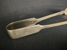Load image into Gallery viewer, Antique Sterling Silver Sugar Tongs &amp; Spoon Set Hallmarked 13cm Vintage Tableware
