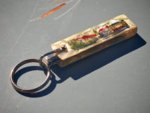 Load image into Gallery viewer, Vintage Souvenir Manicure Set Keyring Germany Soest Markt Rathaus Folding Nail Kit
