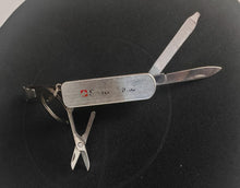 Load image into Gallery viewer, Swiss Army Style Keychain Multi Tool Knife Nail Clipper Scissors File – Used
