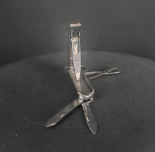 Load image into Gallery viewer, Swiss Army Style Keychain Multi Tool Knife Nail Clipper Scissors File – Used
