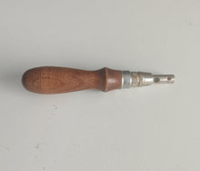 Load image into Gallery viewer, Vintage Leather Grooving Tool Handle Only Craft Tool Leatherworking Handle Used
