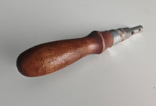 Load image into Gallery viewer, Vintage Leather Grooving Tool Handle Only Craft Tool Leatherworking Handle Used
