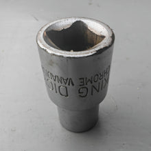 Load image into Gallery viewer, King Dick 12mm Socket HSM 212 Chrome Vanadium 1/2" Drive Metric Tool
