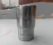 Load image into Gallery viewer, Bedford 11/16 AF Socket SJA22 Chrome Vanadium Made in England 1/2" Drive
