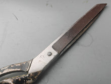 Load image into Gallery viewer, Vintage 24cm Tailor Shears Heavy Duty Fabric Scissors Steel Used
