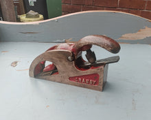 Load image into Gallery viewer, GRANBY Brass Bullnose Plane Vintage Woodworking Tool w/ 1 1/8” Blade Used
