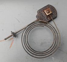 Load image into Gallery viewer, Vintage Clock Gong Chime Coil Assembly Cast Iron Brass Mount 15cm Part
