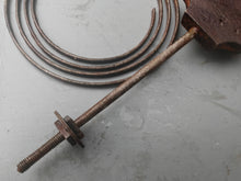 Load image into Gallery viewer, Vintage Clock Gong Chime Coil Assembly Cast Iron Brass Mount 15cm Part
