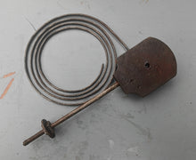 Load image into Gallery viewer, Vintage Clock Gong Chime Coil Assembly Cast Iron Brass Mount 15cm Part
