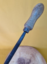 Load image into Gallery viewer, Vintage Wood / Metal Work Files Tool, wooden handle, 32.5cm Long

