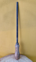 Load image into Gallery viewer, Vintage Wood / Metal Work Files Tool, wooden handle, 32.5cm Long
