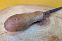 Load image into Gallery viewer, Vintage Wood / Metal Work Files Tool, wooden handle, 32.5cm Long
