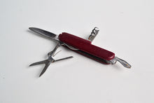 Load image into Gallery viewer, Vintage Handyman Army Knife Pocket Tool, Red Colour
