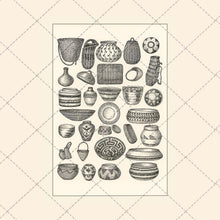 Load image into Gallery viewer, Vintage Tribal Baskets &amp; Pottery Wall Art – Digital Download | A4 Size JPEG &amp; PDF

