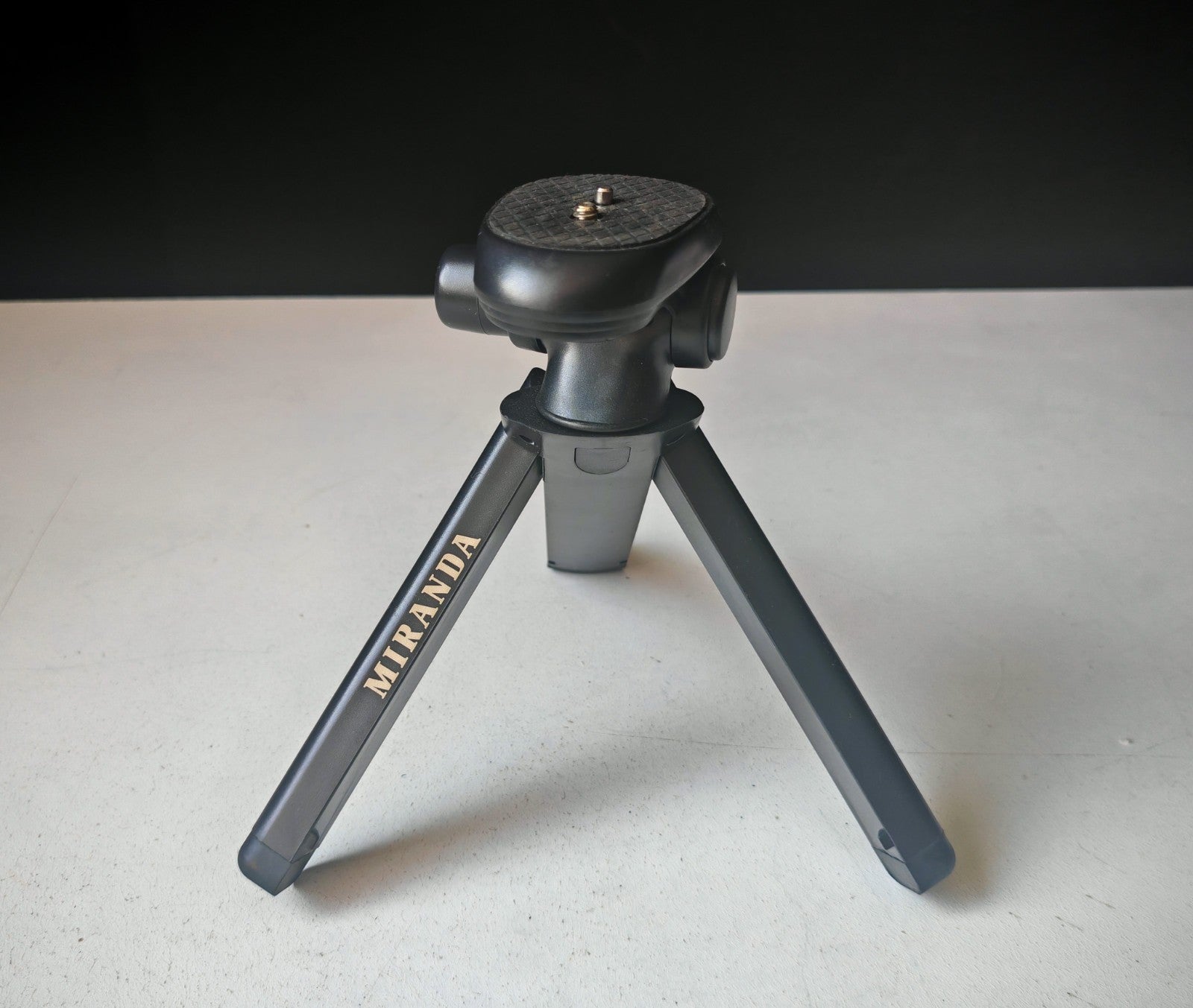 Vintage MIRANDA Mini Tripod – Compact Folding Camera Stand – 15cm High – Used
