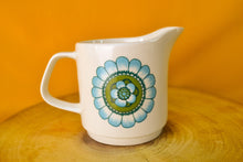 Load image into Gallery viewer, J&amp;G Meakin Studio Vintage Blue Flower CAPRI Pattern Milk Cream Gravy Jug
