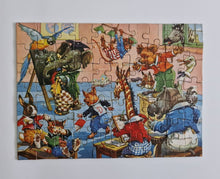 Load image into Gallery viewer, Jigsaw Puzzle Retro vintage Children Funtime Jigsaw In Wooden Box Complete
