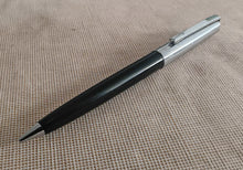 Load image into Gallery viewer, Platignum Mechanical Pencil , Black &amp; Chrome , Vintage Style , 13cm Used
