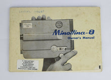 Load image into Gallery viewer, Vintage Minolta 8 Owner&#39;s Manual, English
