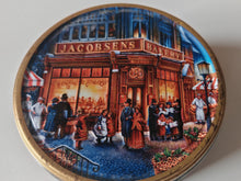 Load image into Gallery viewer, Vintage Jacobsens Bakery Danish Biscuit Tin – 14.5cm Diameter Collectible Round
