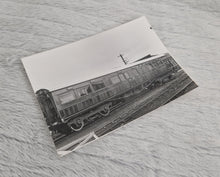 Load image into Gallery viewer, Black White Photo Locomotive Steam Engine Carnforth 23/06/81 McAlpine's Great Eastern Saloon No.
